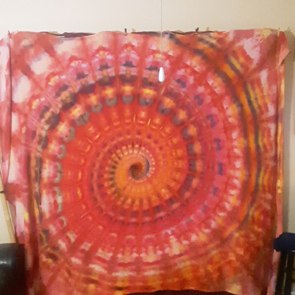 Homemade tiedye Tapistry